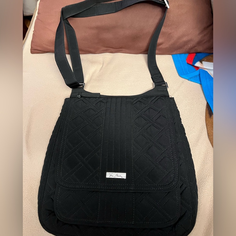 Vera Bradley Black Quilted Crossbody Bag